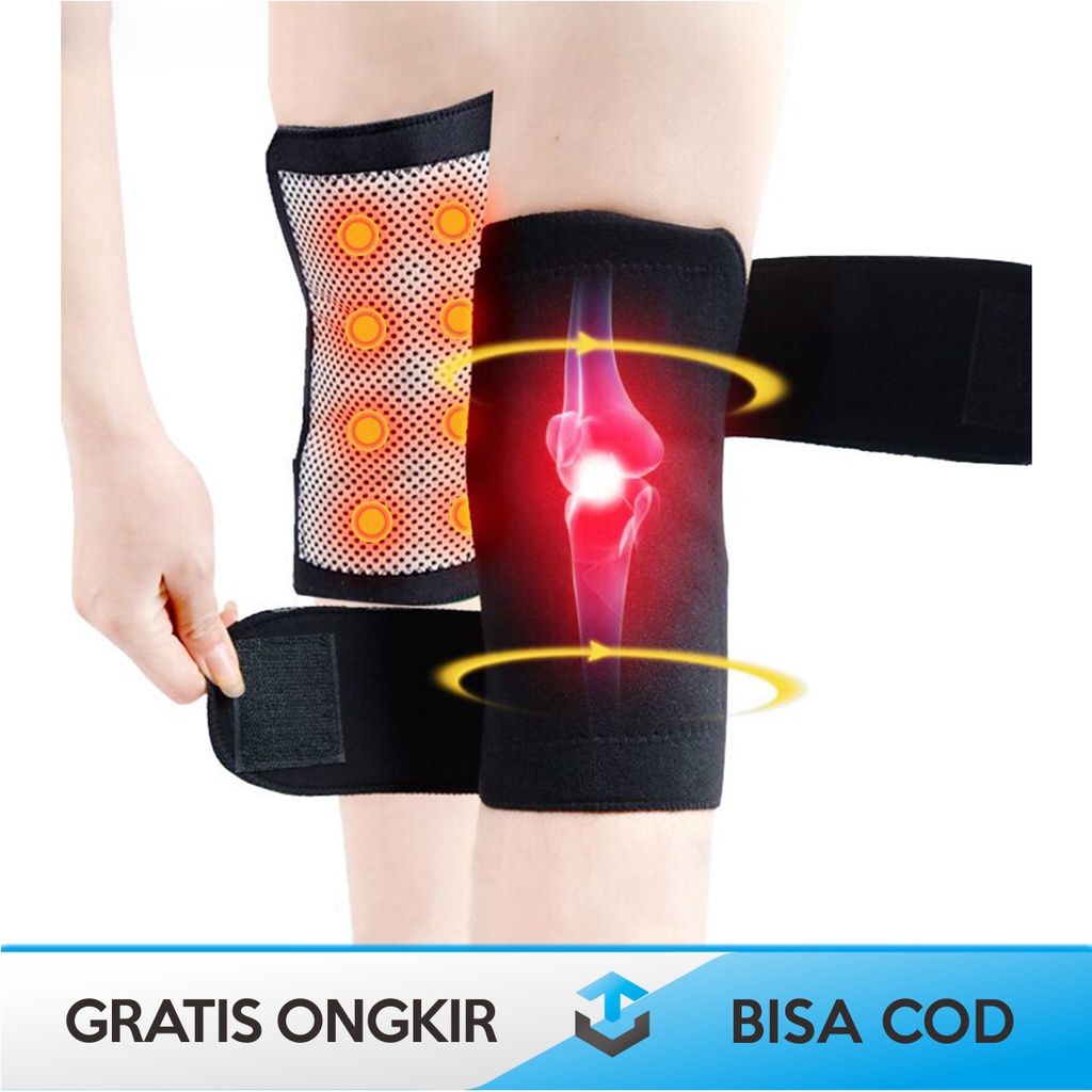 ALAT TERAPI PEMANAS PELINDUNG LUTUT MAGNETIK TAFFSPORT KNEEPAD 70 CM