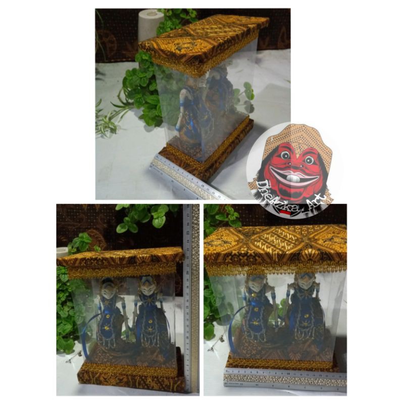 WAYANG GOLEK COUPLE RAMA & SINTA (Biru)