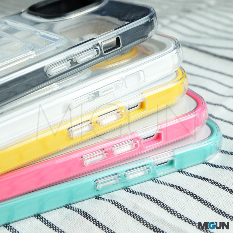 (2) Card Holder with Three Layers Case for iPhone 6 7 8 Plus X XS MAX XR 11 12 13 PRO MAX MINI
