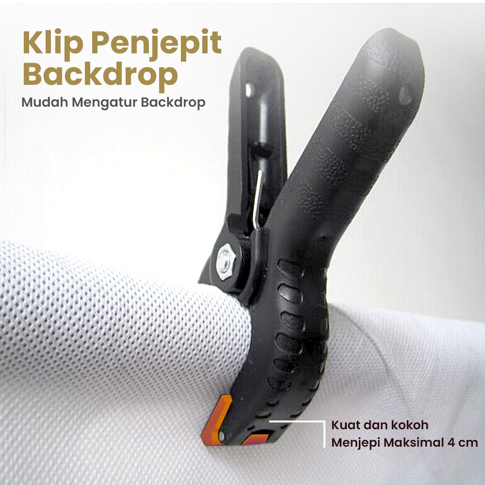 Klip Jepit Backdrop Studio Fotografi &amp; Papan Woodworking Spring Clamp 3 Inch