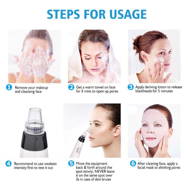 Hailicare Vacuum Pembersih Komedo Face Deep Cleaner Skin Care 6255