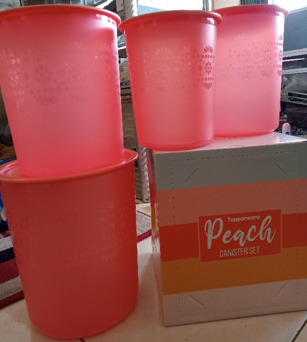 Hk350 Peach Canister Set