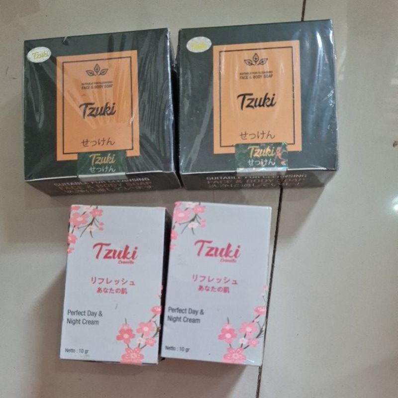 BRAND NEW SABUN MUKA KRIM MUKA BRIGHTENING KOSMETIK WANITA JERAWAT PEMUTIH MULUS TZUKI SABUN MANDI