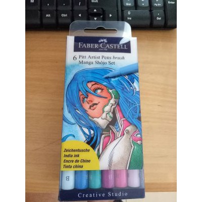 

Dijual Alat Kesenian fabercastell pitt brush pen manga shojo set Limited