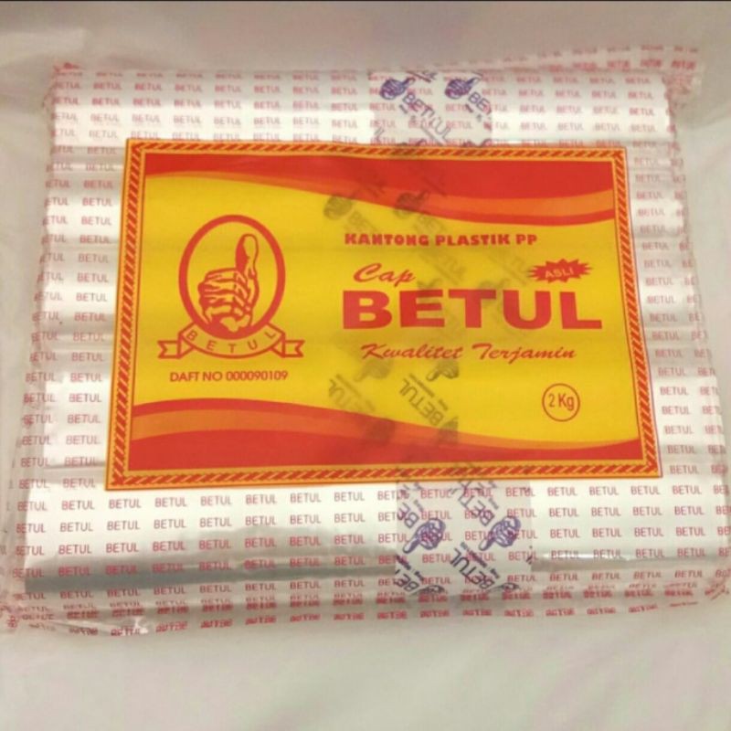 Kantong Plastik PP 2kg Betul