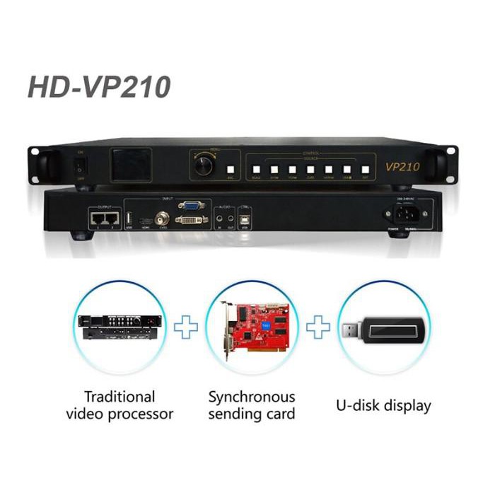 Jual LED Video Processor Controller Videotron Huidu HD-VP210 Sending ...