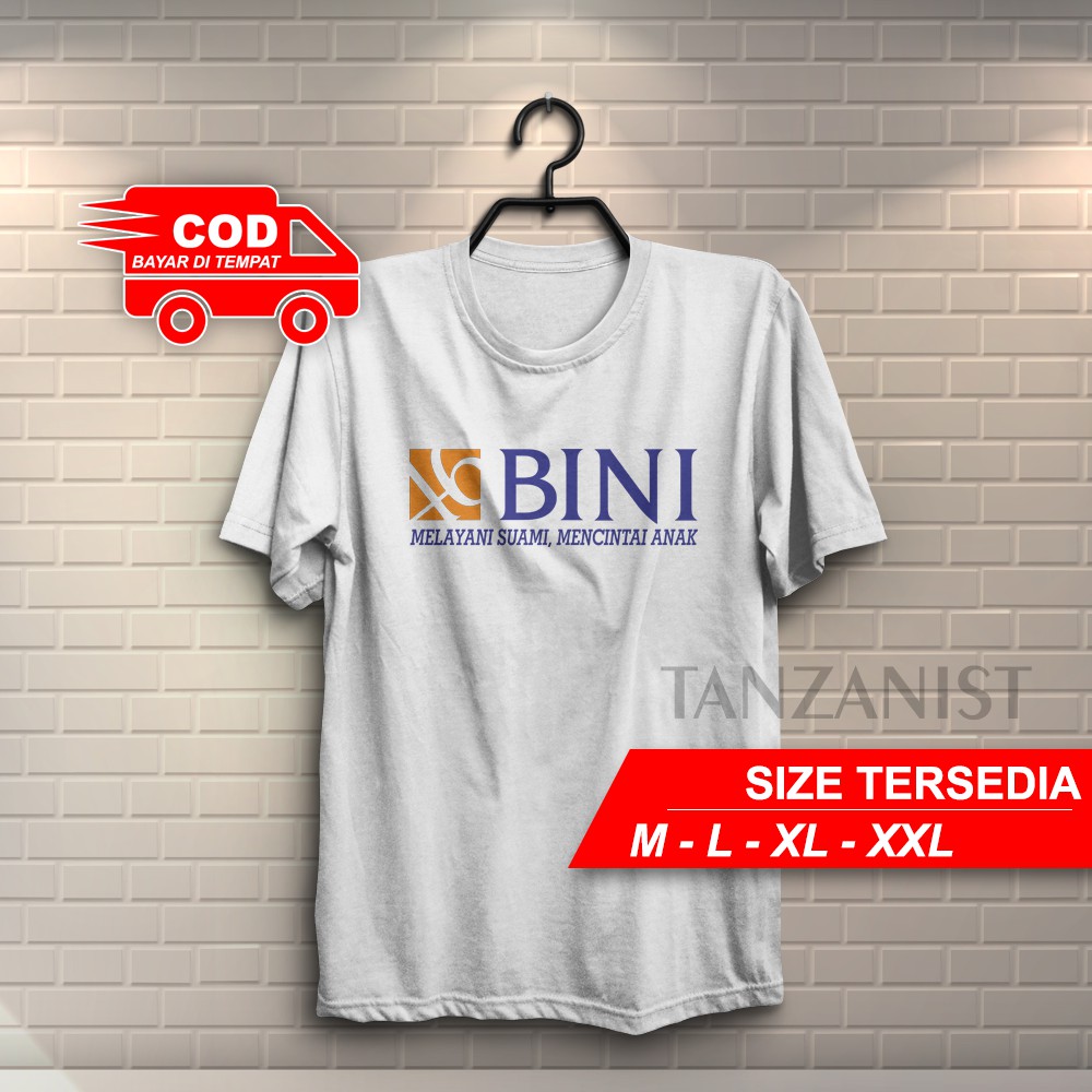 KAOS DISTRO BINI COTTON COMBED 30S BAJU TSHIRT PLESETAN PROMO 