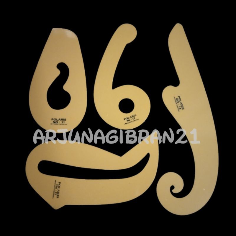 Penggaris Curva Perlengkapan Menjahit