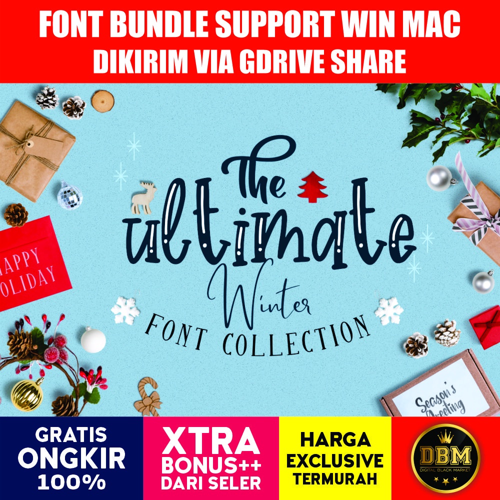 The Ultimate Winter Font Collection