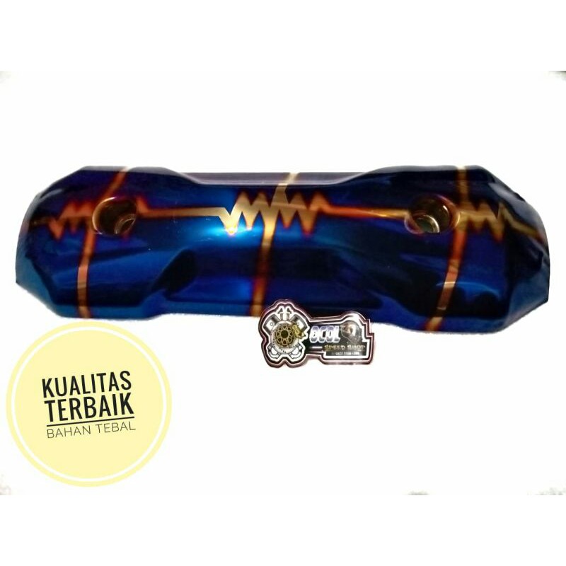 tameng knalpot metik scoopy, beat, variasi metik