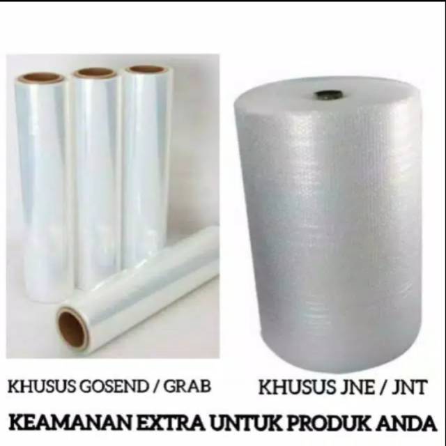 

BUBBLE WRAP JNE JNT / Plastic Wrapping GOSEND GRAB ( TAMBAHAN PACKING )