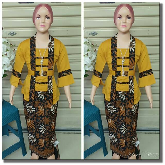 TERBARU SETELAN KUTUBARU ELNIRA ANAK/KUTUBARU ANAK/KEBAYA ANAK MODERN KEKINIAN/ BATIK ANAK