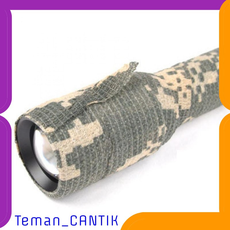 TC-DE096 Camouflage Retractable Tape Hunting Survival Kit / Lakban Ajaib - H10