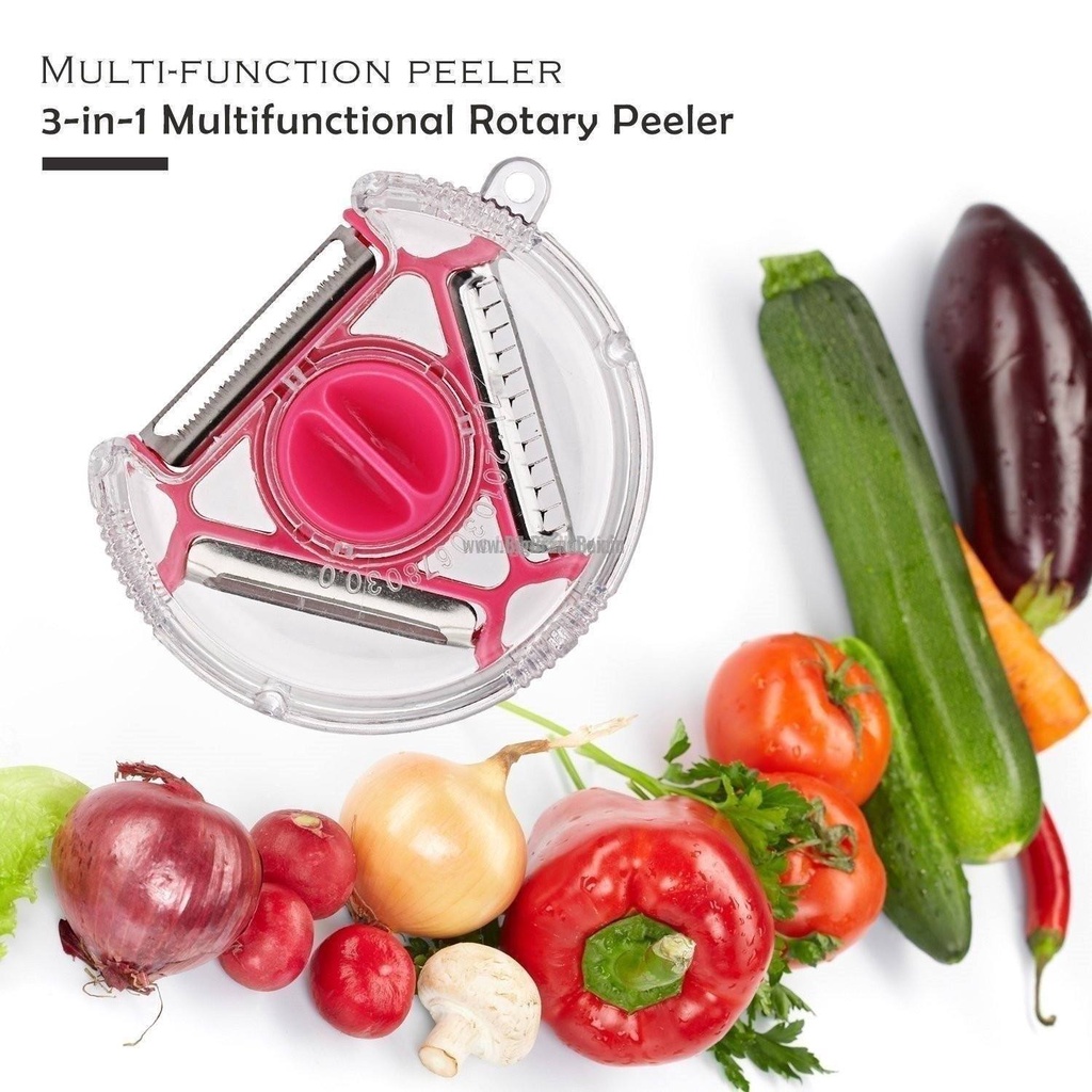 Alat Pengupas/Parutan Buah dan Sayur 3 in1 Portable | 3 in 1 Knife Peeler Multifunction