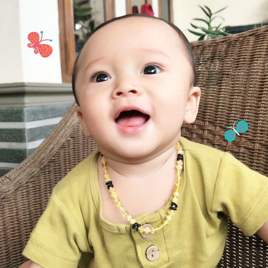 CE131 Kalung Amber Tumbuh Gigi Bayi By Carlis Baby