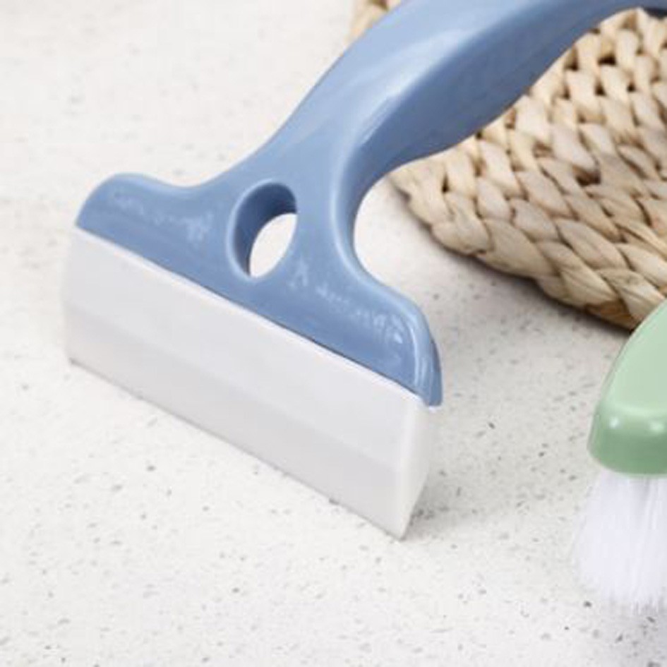 sikat 2 in 1 dengan pembersih kaca double head brush cleaning (1E3) hsa033