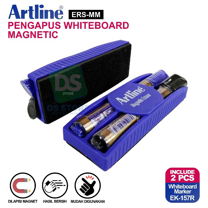 

Penghapus Whiteboard Magnet ERS-MM Free 2 Spidol Whiteboard ARTLINE