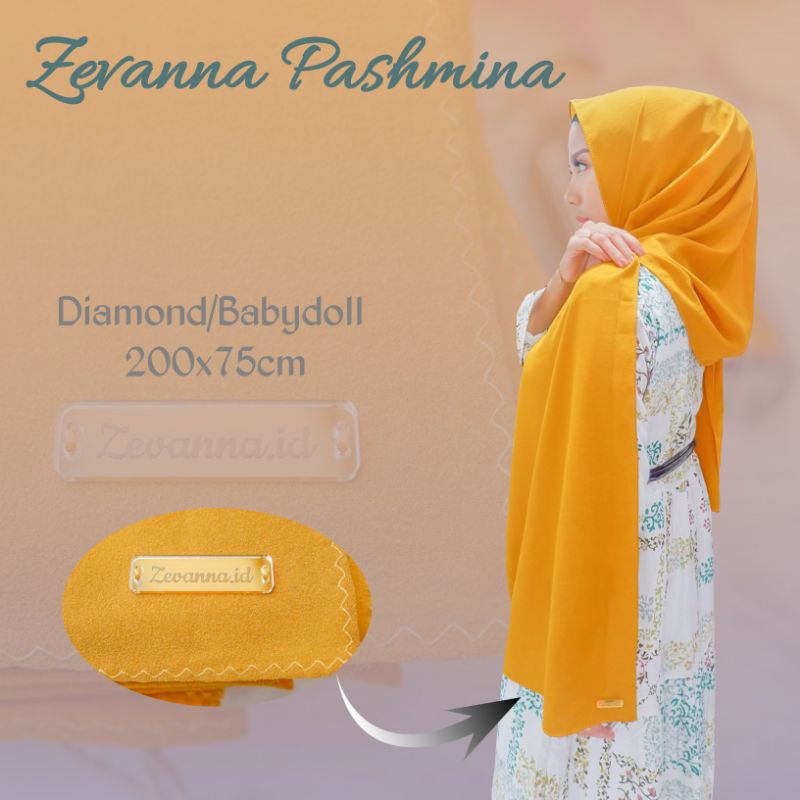PREMIUM Pashmina 200x75cm || jilbab pashmina ceruty babydoll/diamond