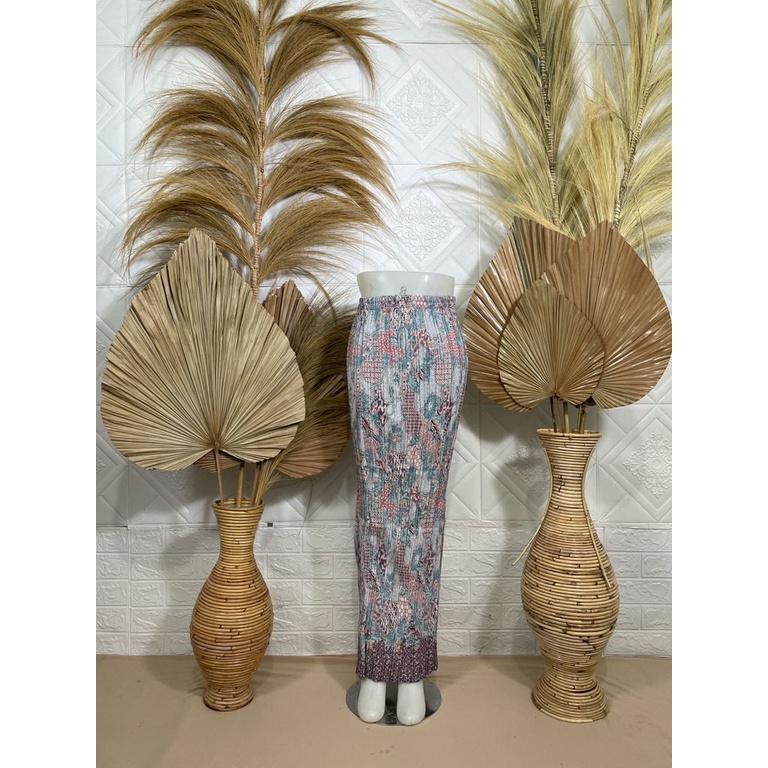 ROK PLISKET BATIK KUALITAS PREMIUM REAL PIC