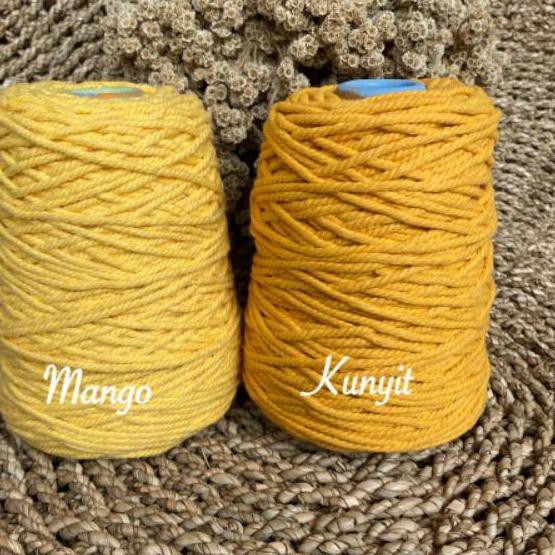 

Trend Dicari.. Tali katun warna atau tali macrame cotton rope 500gr - Siap Kirim