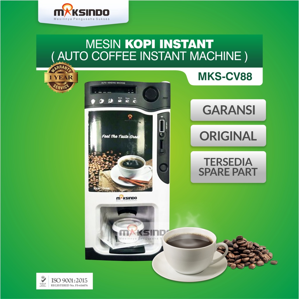 Mesin Kopi Vending (Auto Coffee Instant Machine) Maksindo MKS-CV88
