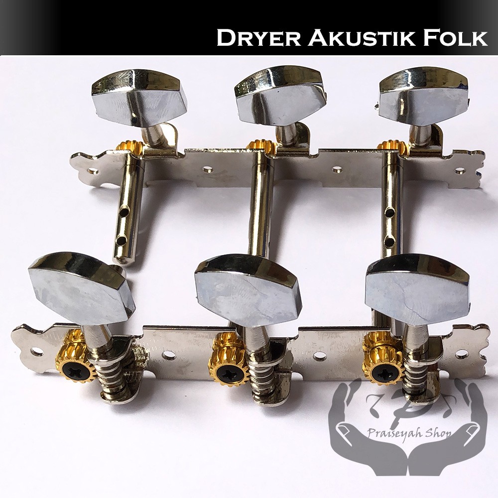 Dryer Putaran Senar Gitar Tuning Peg Akustik String Folk