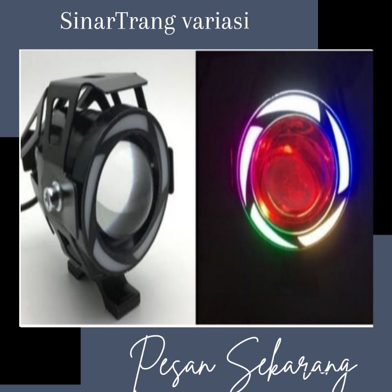 LAMPU TEMBAK U7 BIG CR RAINBOW - LAMPU SOROT U7 BIG CR