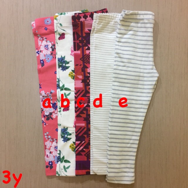 Legging BabyGap Gymboree Tea Oldnavy Cat and Jack Anak Branded Sisa Ekspor Celana Panjang Anak