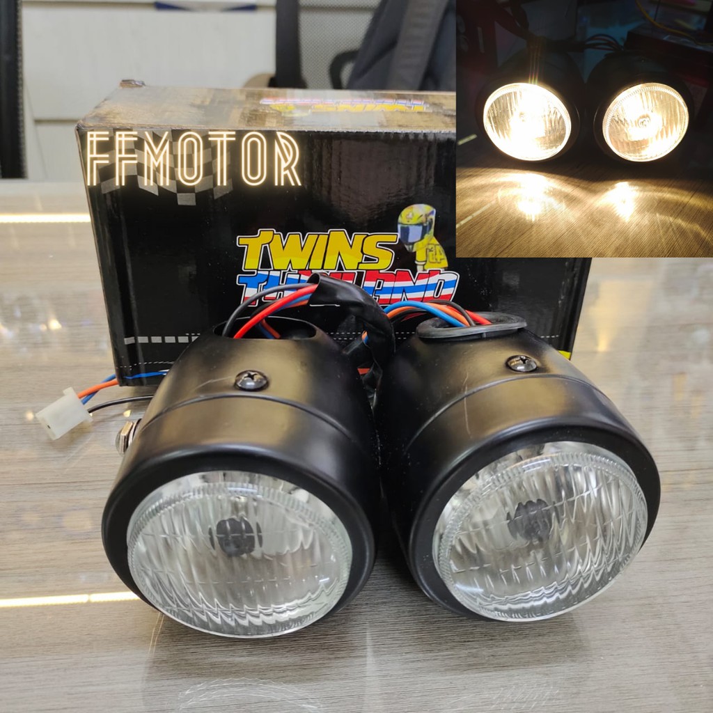 lampu depan cb 100 cb150r old new verza twins japstyle klasik double twins