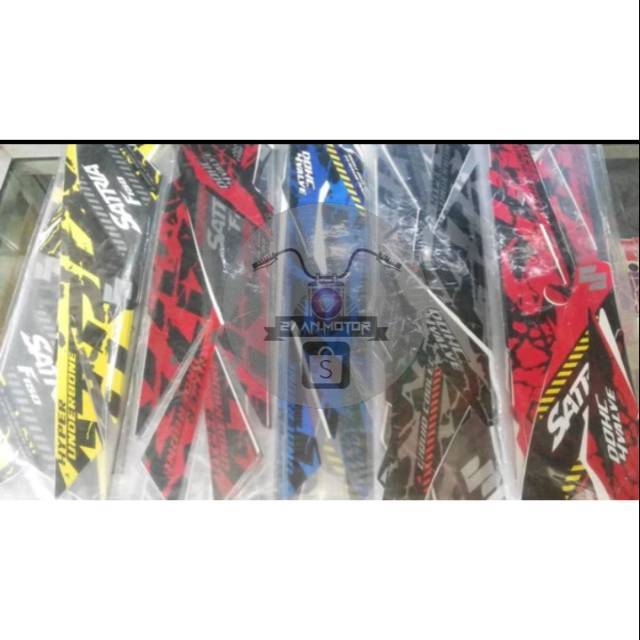 Striping-lis-sticker satria fu injeksi 2018-2019