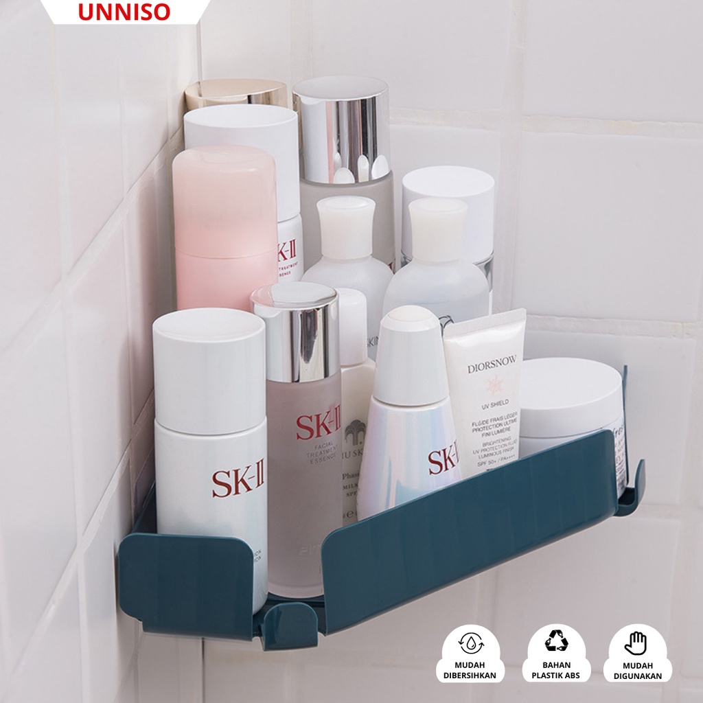 UNNISO - Rak Triangle Kamar Mandi Multifungsi