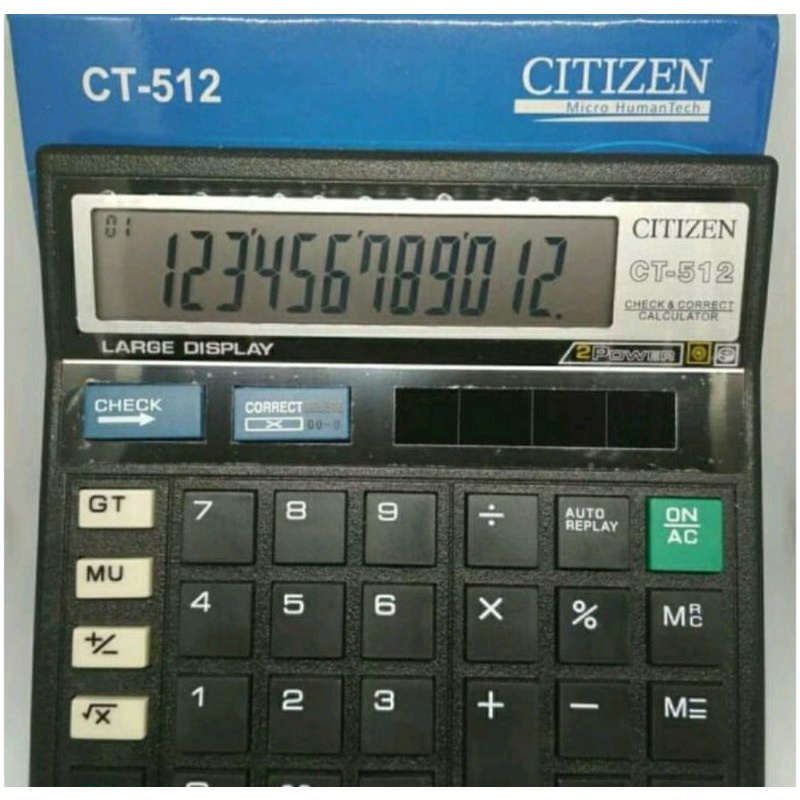 KALKULATOR CITIZEN 12 DIGIT CHECK &amp; CORRECT AWET DAN MURAH