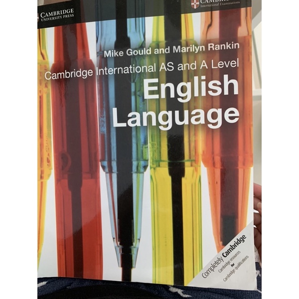 

Cambridge English A/AS Level book