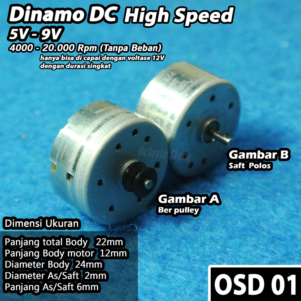 Dinamo DC 12V 24V 38V dan Belt Generator listrik mini