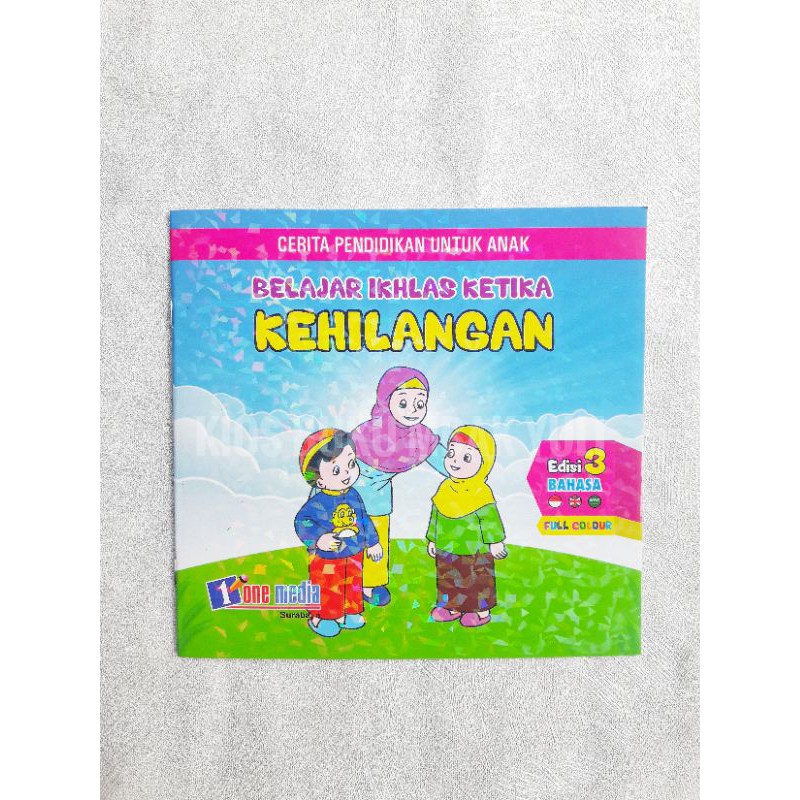 Buku Cerita Bergambar Anak Islami Cerita Pendidikan 3 Bahasa Full Color