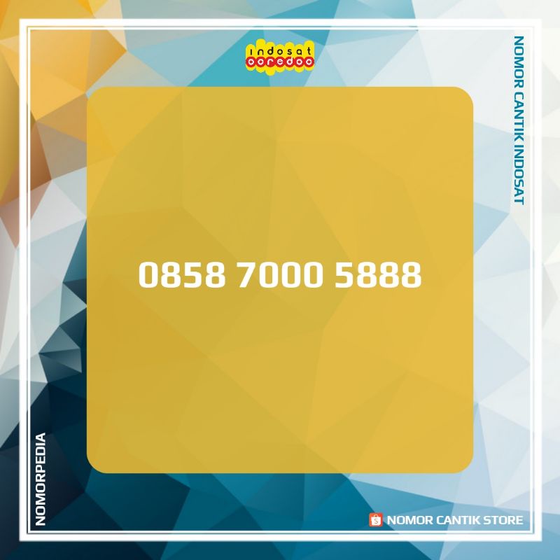 INDOSAT IM3 OOREDOO 4G TRIPLE 888 ISTIMEWA SUPER CANTIK | Kartu Perdana Nomor Nocan Nomer Cantik Ped