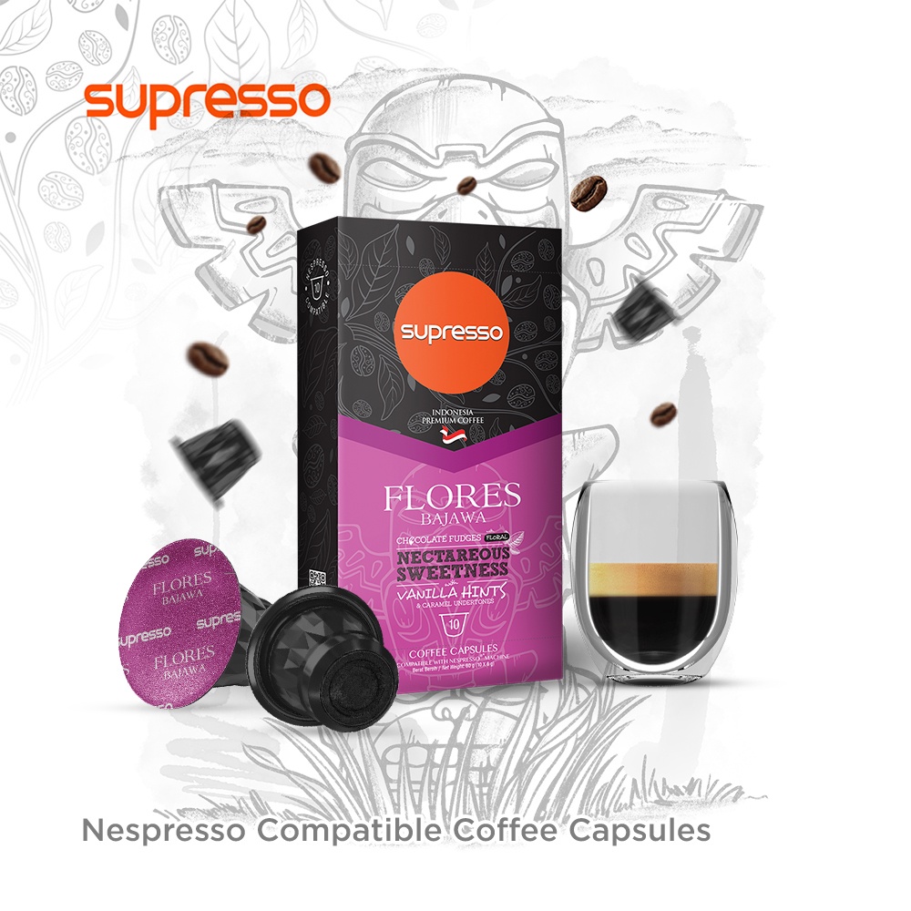 Jual Supresso Flores Bajawa Coffee Capsules / Kopi Kapsul | Nespresso ...