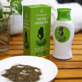 GREEN TEA HOT GEL- MASSAGE GEL BPOM