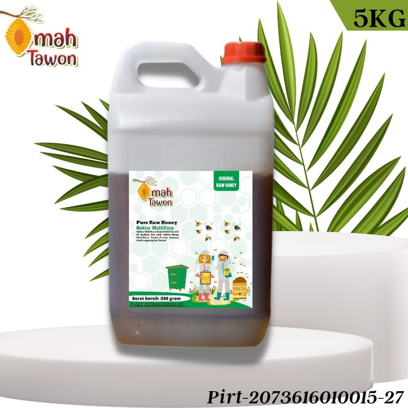 Madu murni pure raw honey omah tawon 5 kg