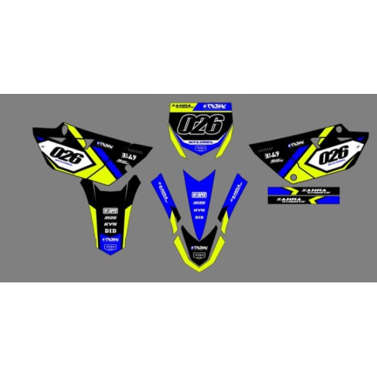 DECAL BEBEK STANDAR GTX YZ