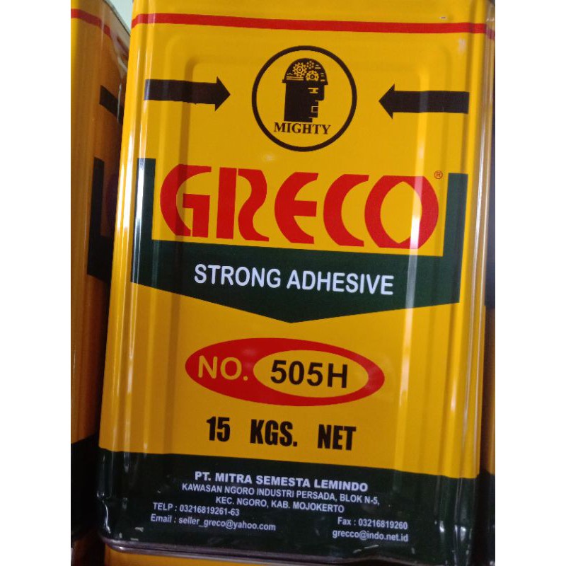 

lem GRECO 505 ukuran blek lem OVEN sandal dan sepatu