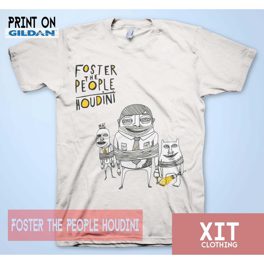 Kaos DTF Musik foster the people houdini