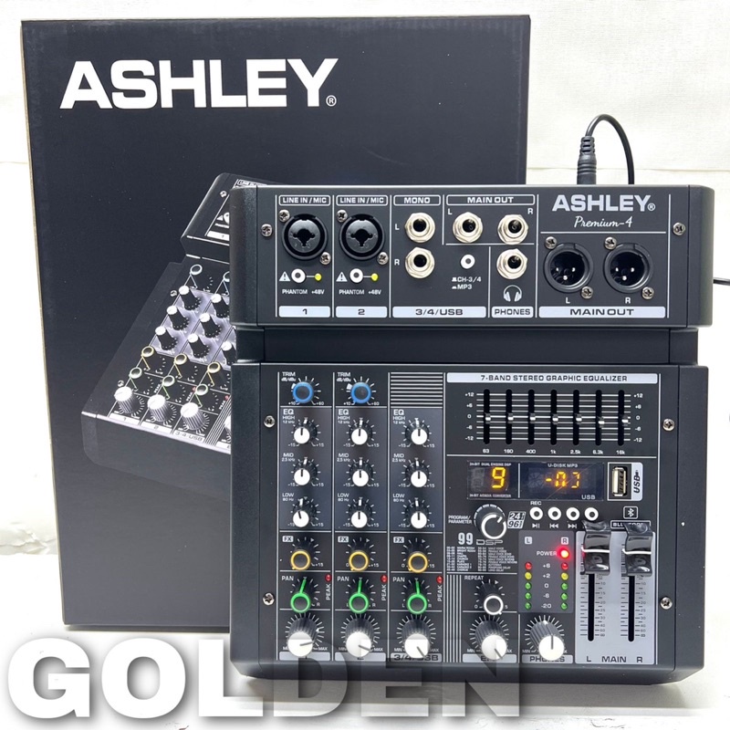 Jual Mixer Ashley Premium 4 - Hardwell Reverb 4 Original 4 Channel ...