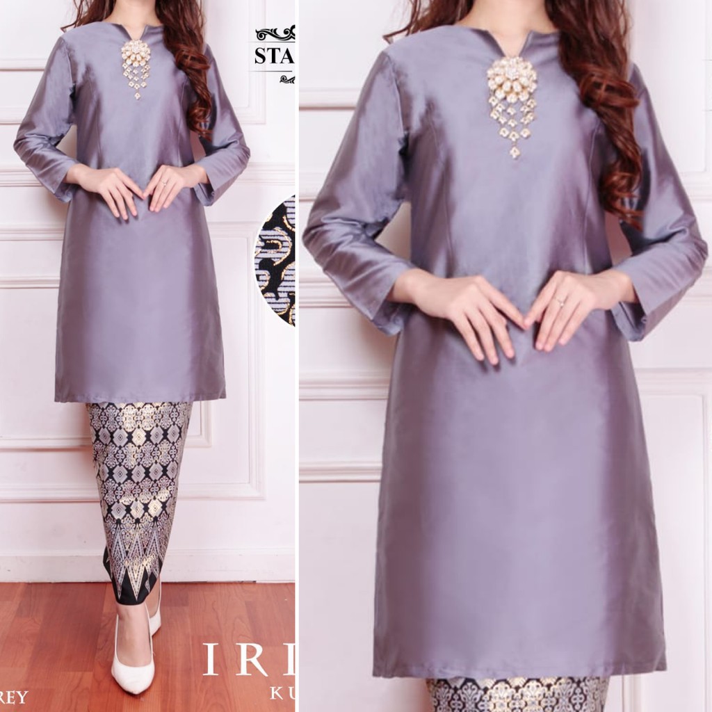 AZURAH SCRAF // Baju Kurung Melayu Malaysia Modern Wanita Iriana (Atasan saja)