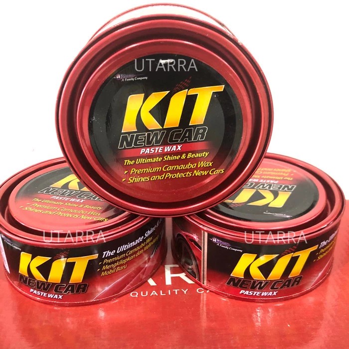 KIT NEW CAR PASTE WAX 225 GR KIT WAX CAT MOBIL