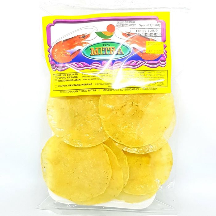 

MITRA EMPING BELINJO TAWAR LEBAR 130gr | BLINJO MELINJO OLEH KHAS JAWA