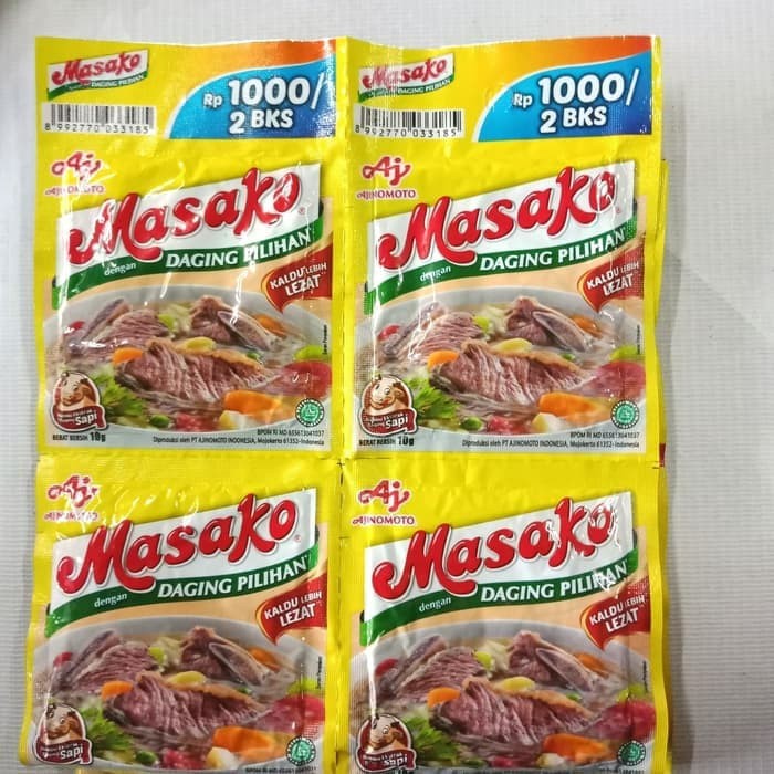 

READY - MASAKO 10G SAPI 12BKS X 10LBR X 6PAK(1DUS)