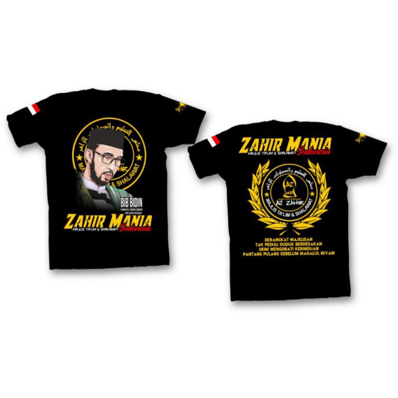 KAOS PENDEK AZ ZAHIR - KAOS ZAHIR MANIA PENDEK ORIGINAL DISTRO
