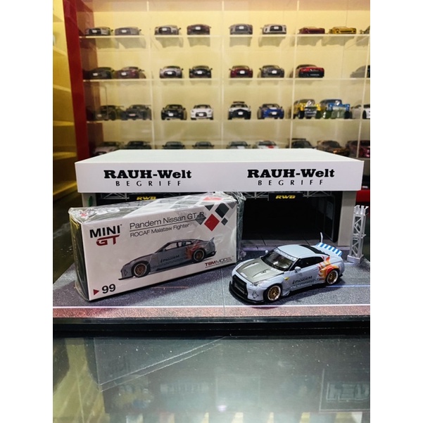 Mini GT No 99 Pandem Nissan GTR R35 ROCAF Malataw Fighter Ducktail Taiwan Open Sealed
