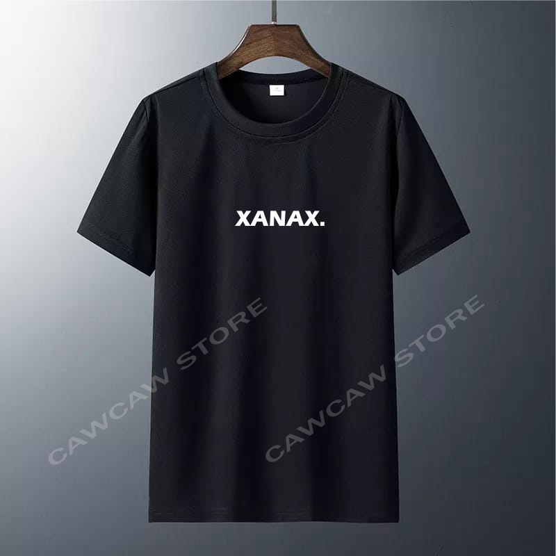 KAOS DISTRO PREMIUM CUSTOM XANAX HITAM BAJU DISTRO KAOS PRIA COTTON COMBED 30S